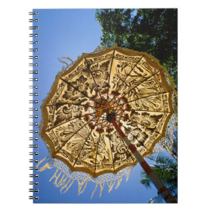 Indonesië, Bali Temple Umbrella Notitieboek