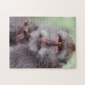 Indonesië, Bali, Ubud, langstaartmakaak Legpuzzel (Horizontaal)