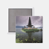 Indonesië, Bali, Ulun Danu Tempel. Magneet (Voorkant / Achterkant)