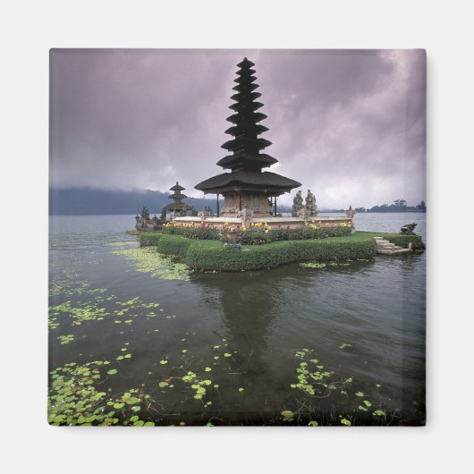 Indonesië, Bali, Ulun Danu Tempel. Magneet (Voorkant)