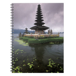 Indonesië, Bali, Ulun Danu Tempel. Notitieboek