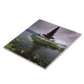 Indonesië, Bali, Ulun Danu Tempel. Tegeltje (Zijkant)