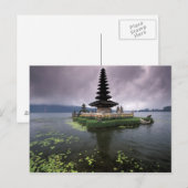 Indonesië, Bali, Ulun Danu Temple. Briefkaart (Voorkant / Achterkant)