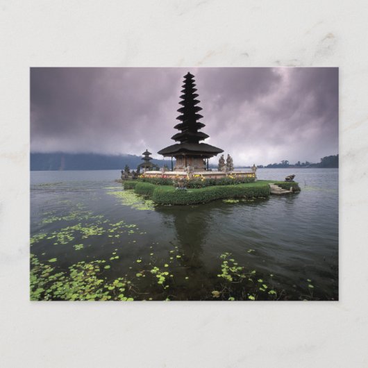 Indonesië, Bali, Ulun Danu Temple. Briefkaart (Voorkant)