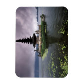 Indonesië, Bali, Ulun Danu Temple. Magneet (Verticaal)