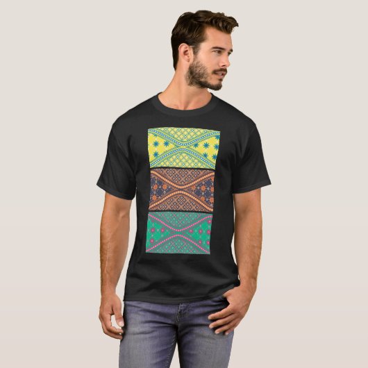 Indonesië Batik T-shirt (Voorkant volledig)