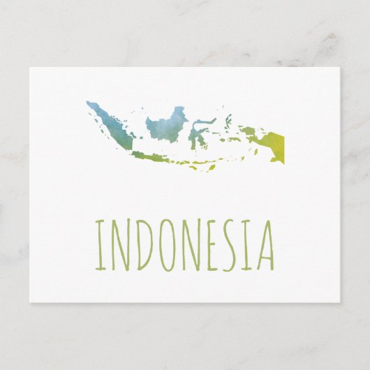 Indonesië Briefkaart (Voorkant)