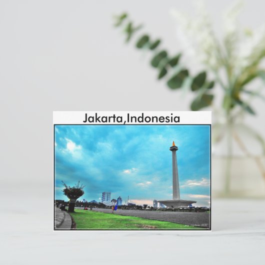 Indonesië Briefkaart (Staand voorkant)