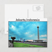 Indonesië Briefkaart (Voorkant / Achterkant)