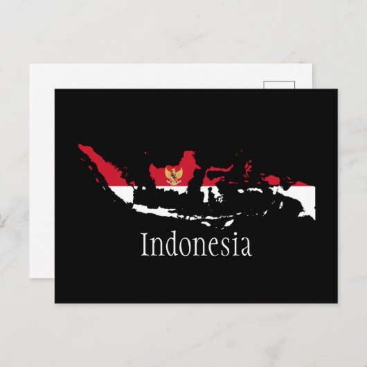 Indonesië Briefkaart (Voorkant / Achterkant)