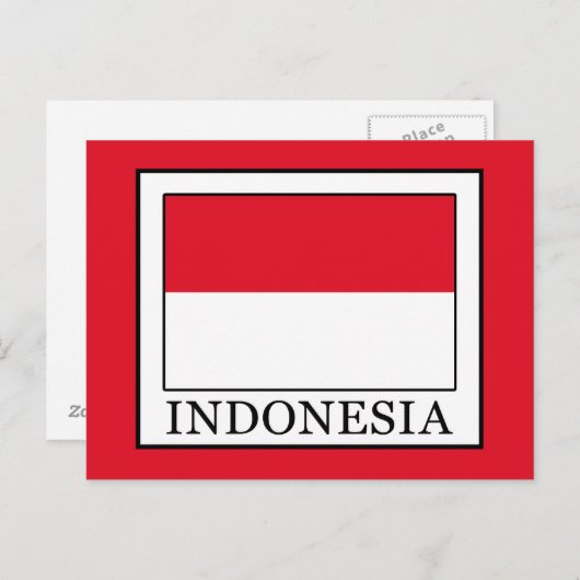 Indonesië Briefkaart (Voorkant / Achterkant)