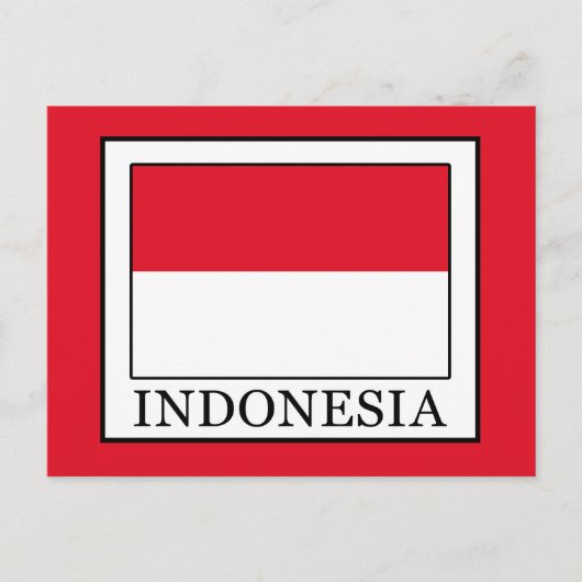 Indonesië Briefkaart (Voorkant)