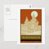 Indonesië Briefkaart (Voorkant / Achterkant)