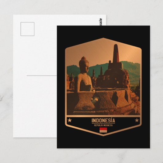 Indonesië Briefkaart (Voorkant / Achterkant)