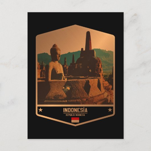 Indonesië Briefkaart (Voorkant)