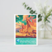 Indonesië, dorp Batak in Noord-Sumatra Briefkaart (Staand voorkant)