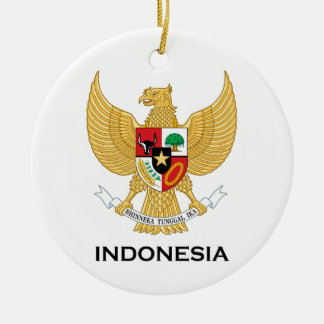 INDONESIË - embleem/vlag/wapen/symbool Keramisch Ornament