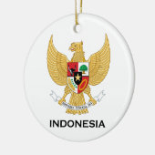 INDONESIË - embleem/vlag/wapen/symbool Keramisch Ornament (Links)