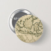 Indonesië en de Filipijnen Ronde Button 5,7 Cm (Voorkant /achterkant)