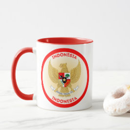 Indonesië Erfgoed Embleem Mok