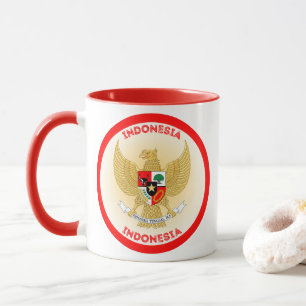 Indonesië Erfgoed Embleem Mok