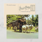  Indonesië, Gerobag, centrale Java Briefkaart (Voorkant / Achterkant)