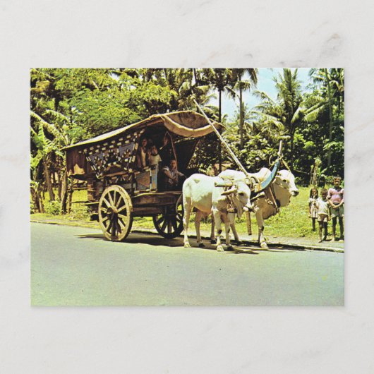  Indonesië, Gerobag, centrale Java Briefkaart (Voorkant)
