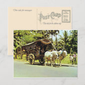  Indonesië, Gerobag, centrale Java Briefkaart (Voorkant / Achterkant)