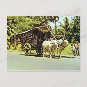  Indonesië, Gerobag, centrale Java Briefkaart