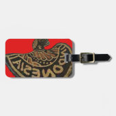 Indonesië Javaanse Shadow Puppet Culturele Kunst Bagagelabel (Voorkant horizontaal)