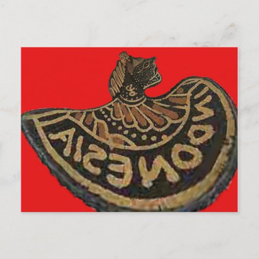 Indonesië Javaanse Shadow Puppet Culturele Kunst Briefkaart (Voorkant)