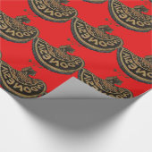 Indonesië Javaanse Shadow Puppet Culturele Kunst Cadeaupapier (Hoek)