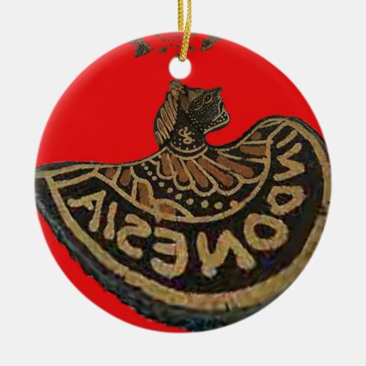 Indonesië Javaanse Shadow Puppet Culturele Kunst Keramisch Ornament (Voorkant)