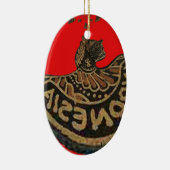 Indonesië Javaanse Shadow Puppet Culturele Kunst Keramisch Ornament (Rechts)