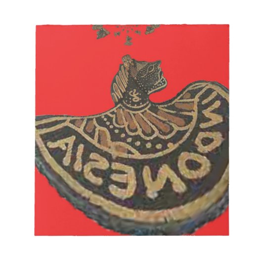 Indonesië Javaanse Shadow Puppet Culturele Kunst Notitieblok (Voorkant)