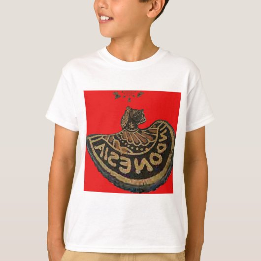 Indonesië Javaanse Shadow Puppet Culturele Kunst T-shirt (Voorkant)