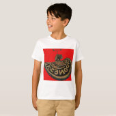 Indonesië Javaanse Shadow Puppet Culturele Kunst T-shirt (Voorkant volledig)