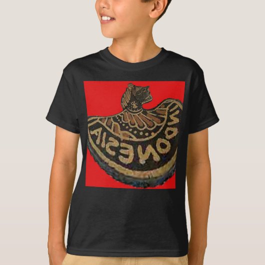 Indonesië Javaanse Shadow Puppet Culturele Kunst T-shirt (Voorkant)