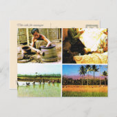  Indonesië, Javanese levensstijl Briefkaart (Voorkant / Achterkant)