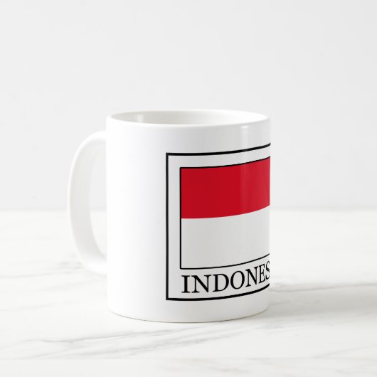 Indonesië Koffiemok (Voorkant links)
