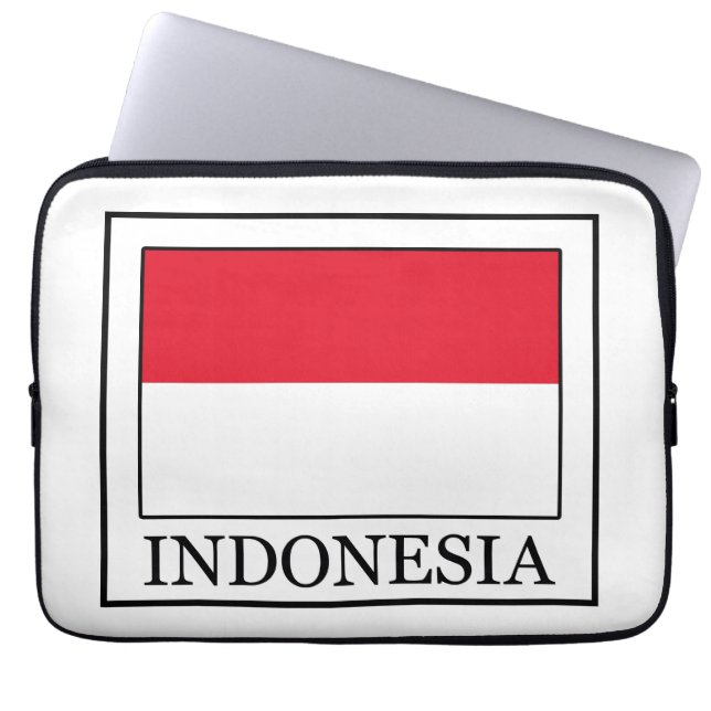 Indonesië Laptop Sleeve (Voorkant)
