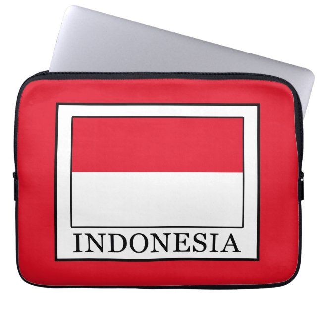 Indonesië Laptop Sleeve (Voorkant)