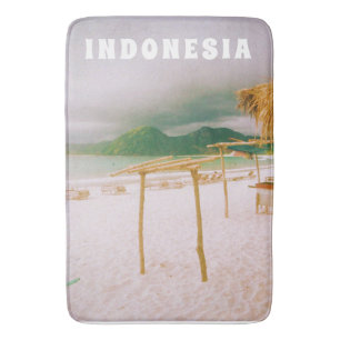 Indonesië Lombok Tropisch Paradijs Print  Badmat