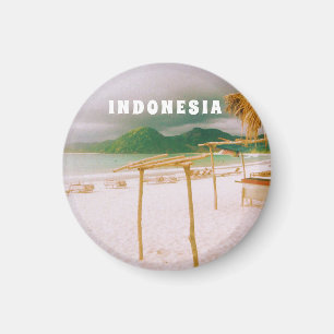 Indonesië Lombok Tropisch Paradijs Print Magneet
