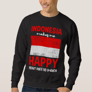 Indonesië maakt me blij, jij lang niet zoveel trui