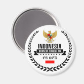 Indonesië Magneet (Voorkant / Achterkant)