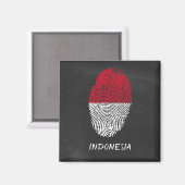 Indonesië Magneet (Voorkant / Achterkant)
