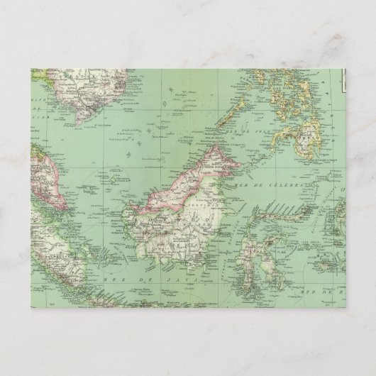 Indonesië, Maleisië Briefkaart (Voorkant)