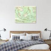 Indonesië, Maleisië Canvas Afdruk (Insitu (Slaapkamer))