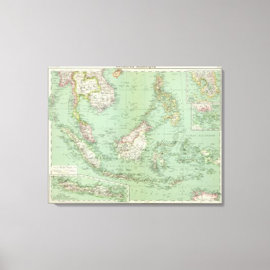 Indonesië, Maleisië Canvas Afdruk (Voorkant)